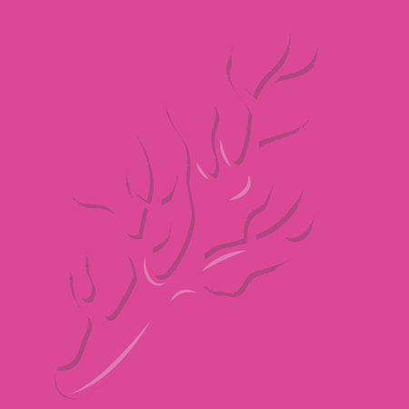 Abstract silhouette of the channel on a pink background. vector illustration.のイラスト素材