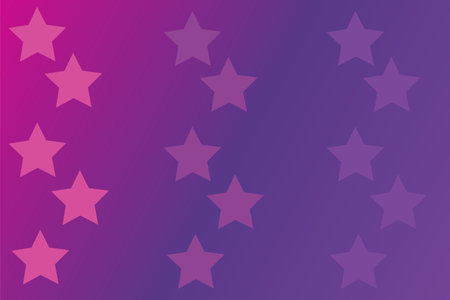 gradient background. banner design composition. horizontal orientation. Modern geometric pattern. Futuristic background with geometric shapes stars. vector illustration.のイラスト素材