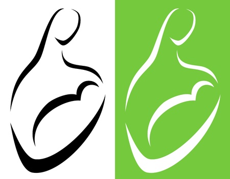 Mother and babyのイラスト素材