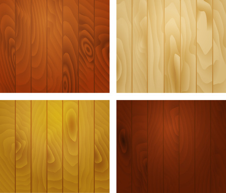 Wooden texture background of the vertical planks, set of textured squares のイラスト素材