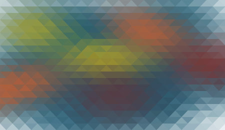 Triangular geometric background in different color.