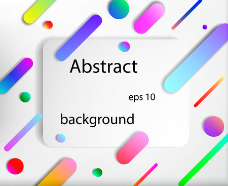 Abstract background with many elements in gradient color with space for informationのイラスト素材