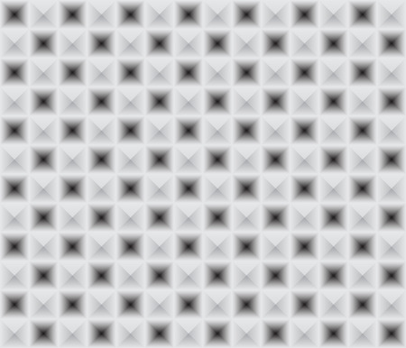 Template background made of triangles with 3d effect in shape of tunnels and pyramids with a view from above.のイラスト素材