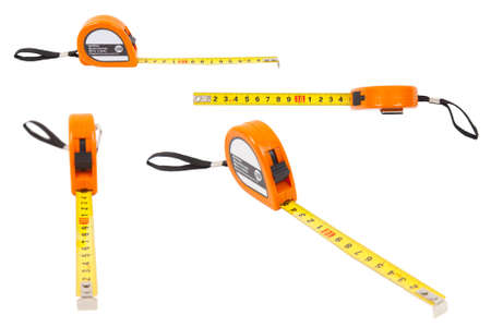 measuring line on a white backgroundの写真素材