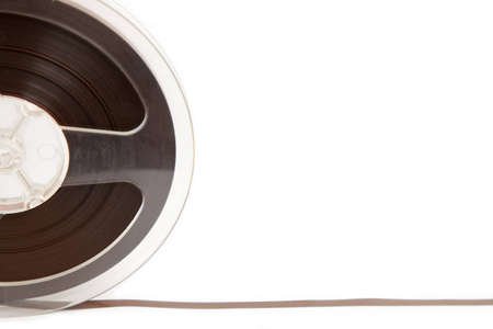 magnetic tape on reelの写真素材
