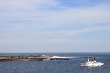 ship traffic off helgolandのeditorial素材
