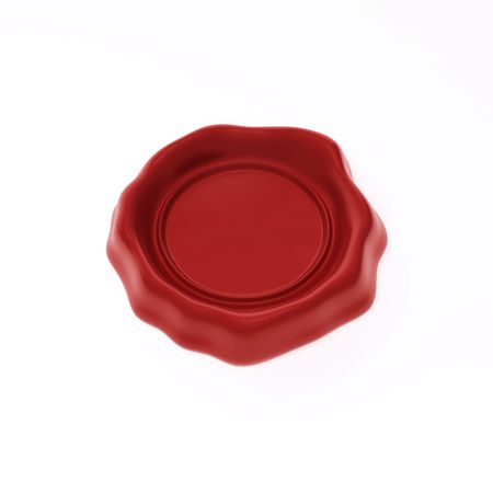 wax seal (3d rendering)の写真素材