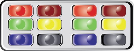 Vector buttons for web-siteの写真素材