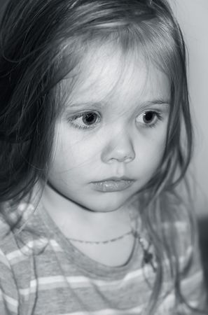 Portrait of the small beautiful girl. New images every week.の写真素材