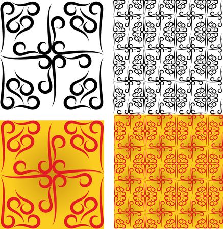 vector series. Beautiful seamles backgroundの写真素材