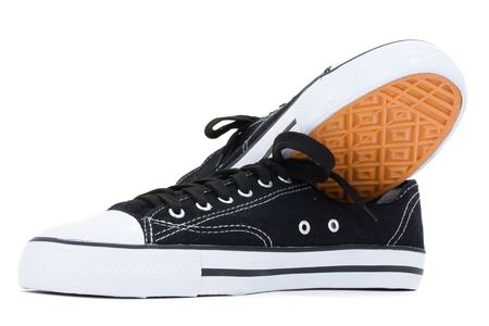 series. Gym shoes isolated on a white backgroundの写真素材