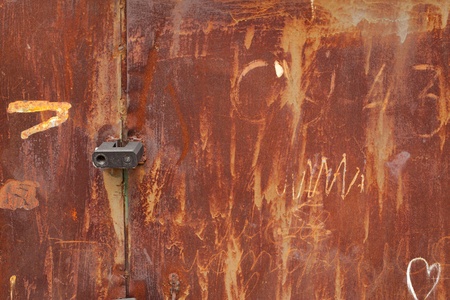 Series.old rusted tin background and textureの写真素材