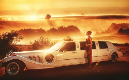 Young brunette womanの写真素材