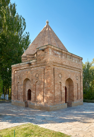 Mausoleum Babadji-hatum. A Silk Way Kazakhstan.の写真素材