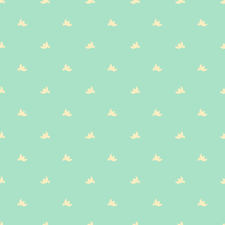 Seamless pattern flying birdsのイラスト素材