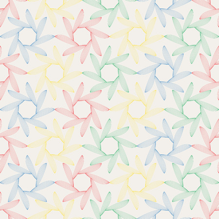 Vector seamless background. Modern stylish texture. Repeating geometric shapes. Contemporary graphic design.のイラスト素材