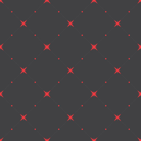 Seamless geometric pattern with stars. Vector texture, background.のイラスト素材