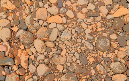 Background from stones of different shape. Illustration.の写真素材