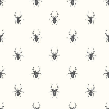 Seamless geometric pattern with a spiderの写真素材