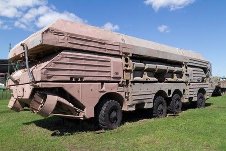 Soviet military vehicle of world war II . Military equipment.のeditorial素材