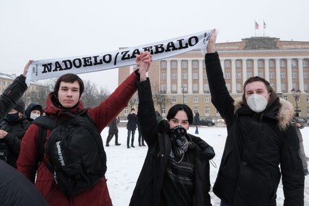 Protests in support of Alexei Navalny