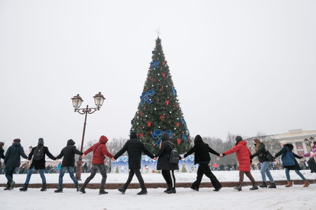 Protests in support of Alexei Navalnyのeditorial素材