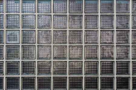 Wall of Glass blocksの写真素材
