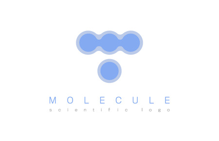 Molecule icon or  template for medicine, science, laboratory.のイラスト素材