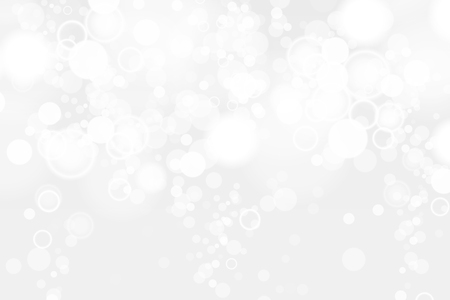 Silver and white bokeh lights defocused. Abstract background. Elegant, shiny, blurred light background. EPS 10のイラスト素材