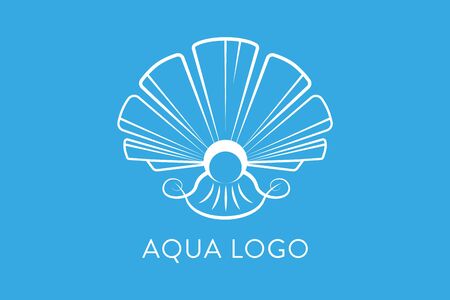 Shell Logo abstract designのイラスト素材