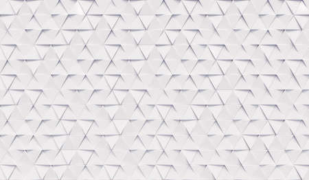Abstract triangular background with white triangles. Geometric 3d rendering.の写真素材