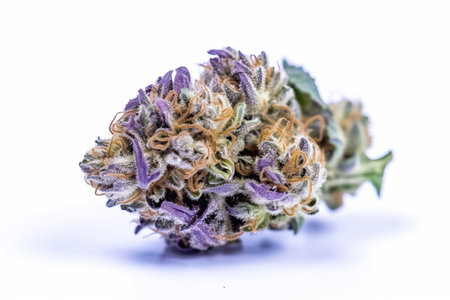 medical marijuana bud, the advantages of using cannabis for therapy.の写真素材