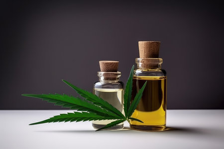 CBD oil hemp products, marijuana medican cannabis oilの素材