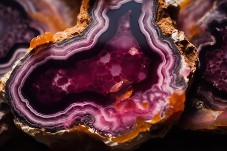 Beautiful agate stone background in natural color for expensive design look.の素材