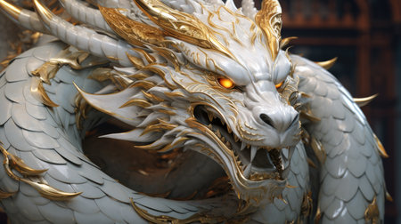 Powerful Epic Legendary Dragon Chines New Year 2024の素材