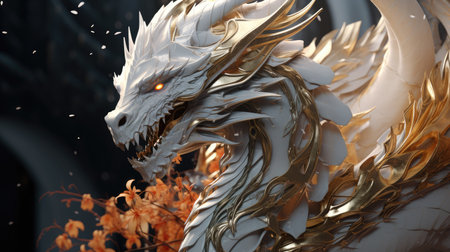 Powerful Epic Legendary Dragon Chines New Year 2024の素材