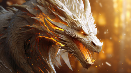 Powerful Epic Legendary Dragon Chines New Year 2024の素材