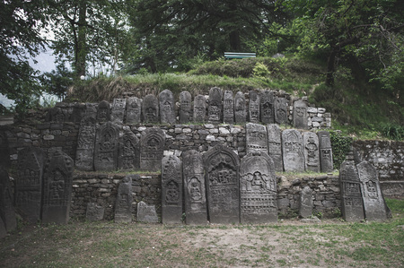 Gods and guardians of the Kullu valley.の写真素材