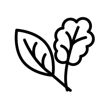 Leaves vector iconのイラスト素材