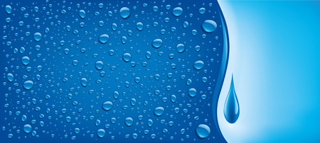 Water drops vector illustration.のイラスト素材