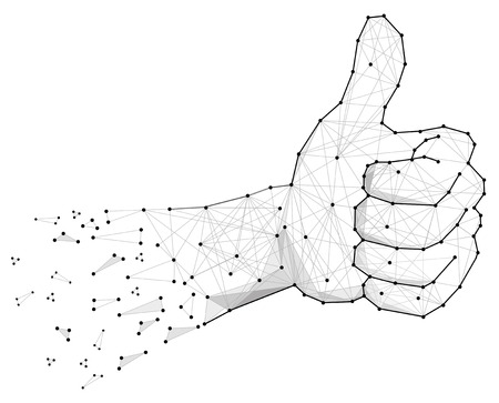 Best choice symbol thumb upのイラスト素材