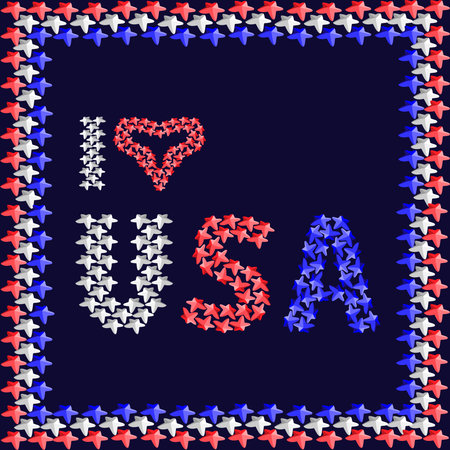 The illustration on Patriotic themes.のイラスト素材