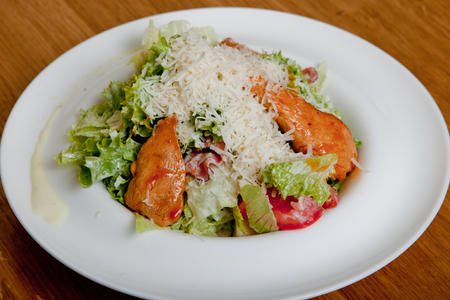 Caesar salad with chickenの写真素材
