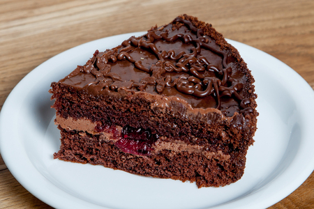 Cherry chocolate cakechocolate cakecherry cakeDelicious Chocolate Cakeの写真素材