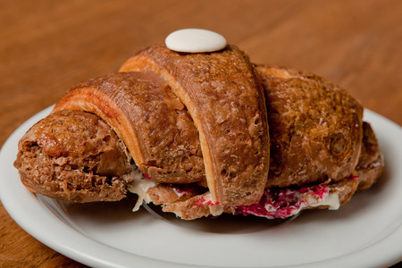Croissant milky chocolateの写真素材