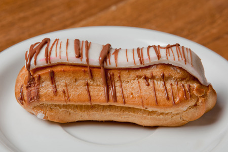 EclairEclair with chocolatedairy eclairの写真素材