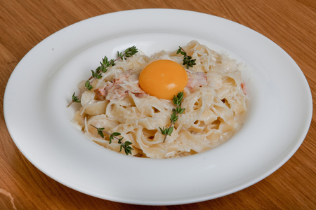 Pasta CarbonaraPastaの写真素材