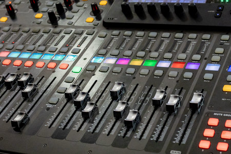 buttons equipment for sound mixer control, equipment for sound mixer control, electornic device.