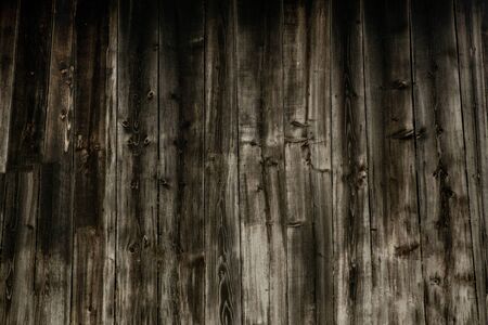 Wood texture background. black wood wall ore floor.の写真素材