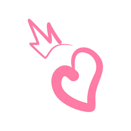 Happy Valentines Day typography poster or banner. Happy Valentine's Day. Simple vector cover for social networkのイラスト素材